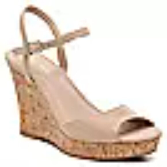 Charles David Lambert Cork Wedge Sandal - Picture 2 of 6